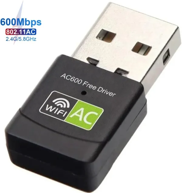 Adaptador USB Wireless Dual Band 2.4 / 5ghz 600mbps