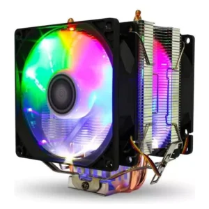 Air Cooler Duplo para Processadores Intel e Amd LED RGB TDP 130W