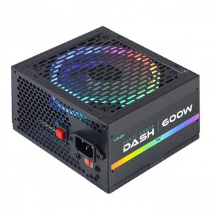 Fonte Atx Dash 600w Gamer C/ Rgb Vinik Para Pc Gamer Bivolt