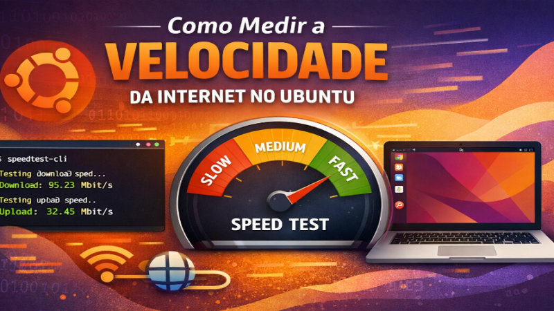 Como Medir a Velocidade da Internet no Ubuntu
